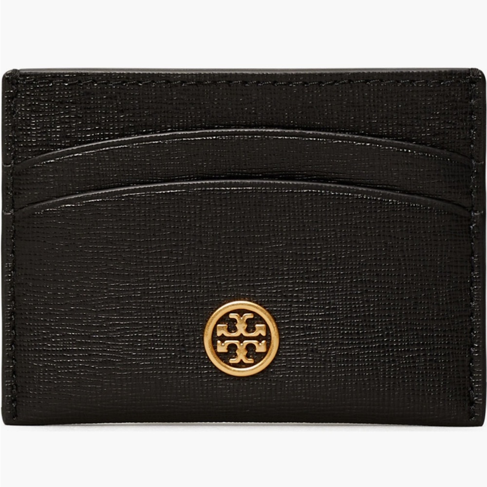 Tory Burch Robinson Leather Card Case